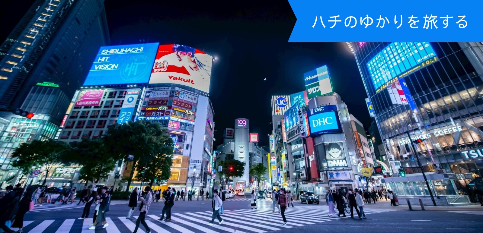 ハチのゆかりの地「渋谷」